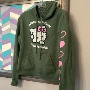 Vintage Sanrio Hello Kitty Hoodie Juniors L
